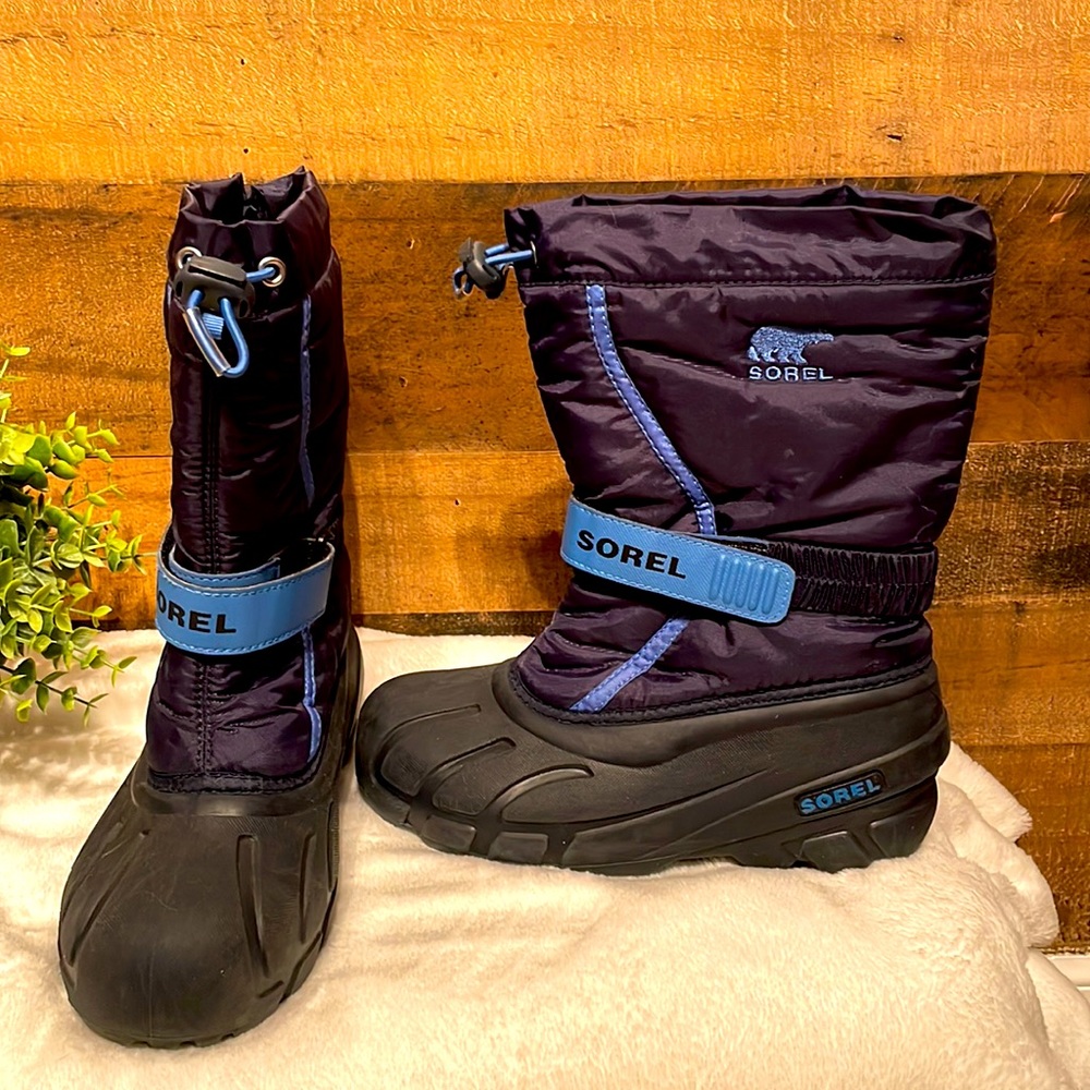 Sorel Kids Purple and Blue Snow Boots